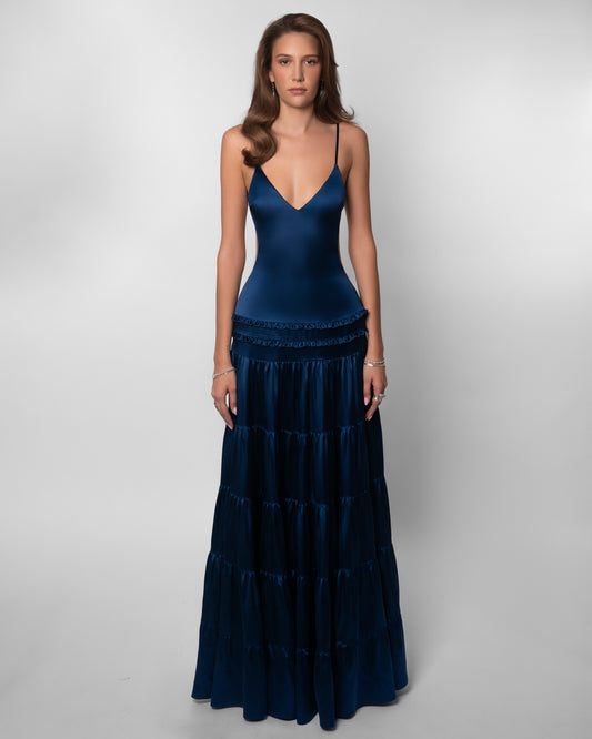 SERAFINE Dress - Navy